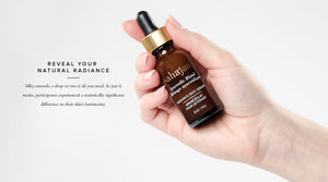 Reveal your natural radiance  Silky smooth; a drop or two is all you need for that dewy glow. In just 6 weeks, participants experienced a statistically significant difference in their skin’s luminosity.